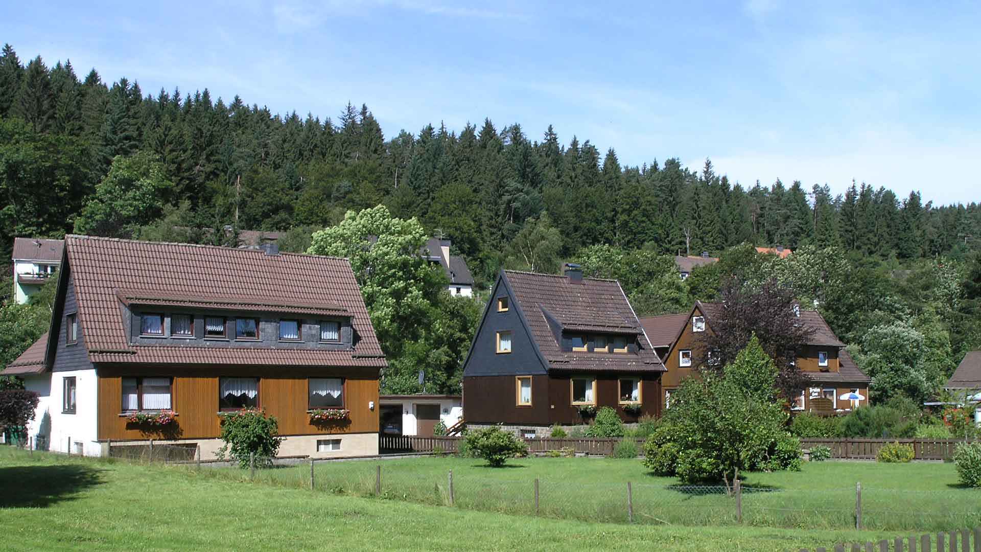 Idyllische Häuser in Altenau