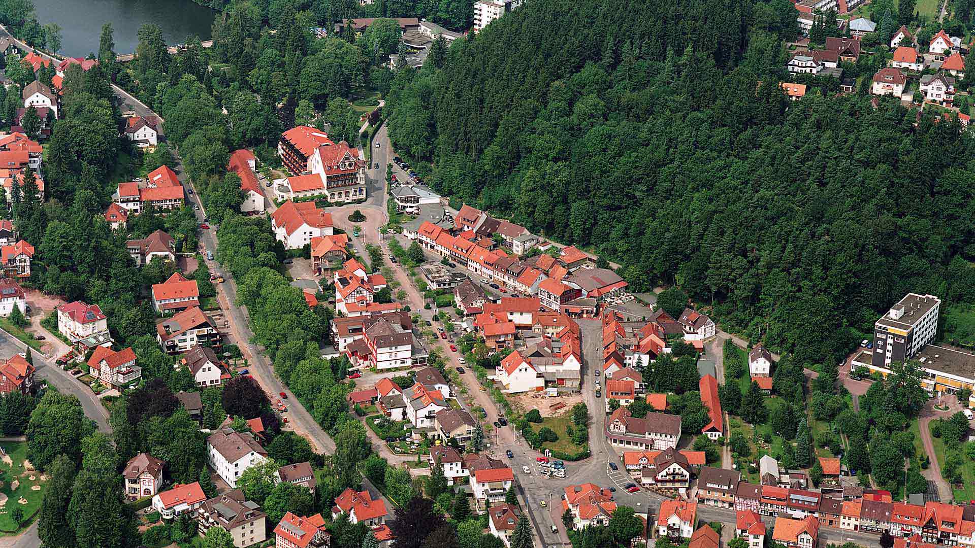 Luftbild von Bad Sachsa