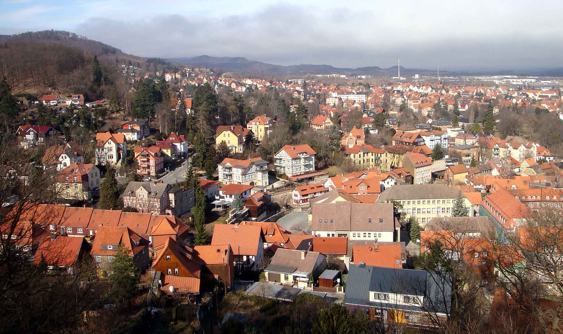 Stadtüberblick vom Großen Schloss Blankenburg