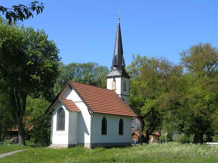 Kleinste Holzkirche in Elend im Harz