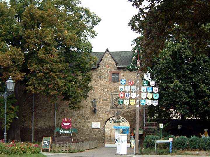 Eingangstor des Schloss Harzgerode