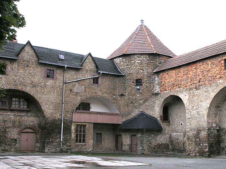 Innenhof des Schloss Harzgerode