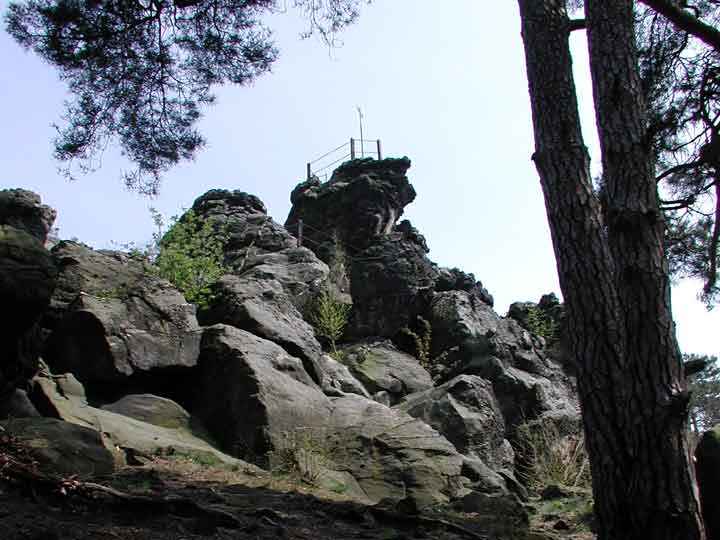 Großvater-Felsen der Teufelsmauer bei Blankenburg