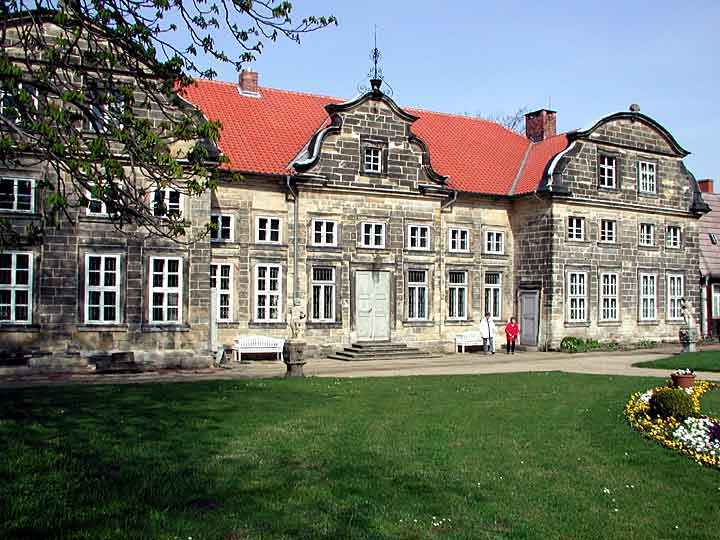 Gartenfront des Kleinen Schloss in Blankenburg