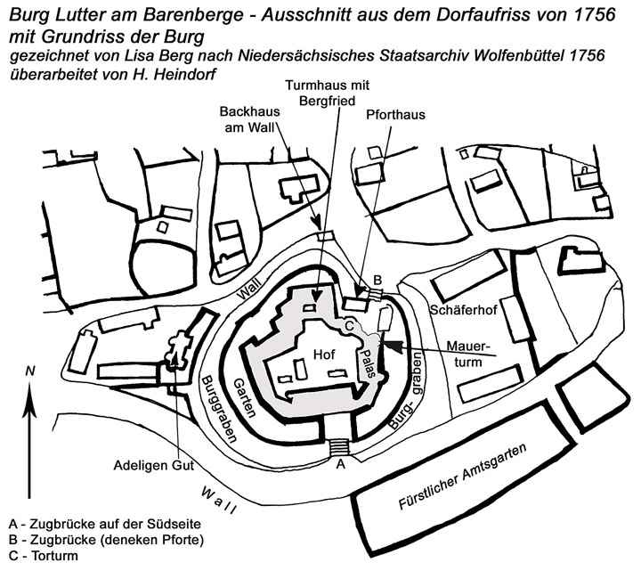 Burg Lutter am Barenberge - Grundriss