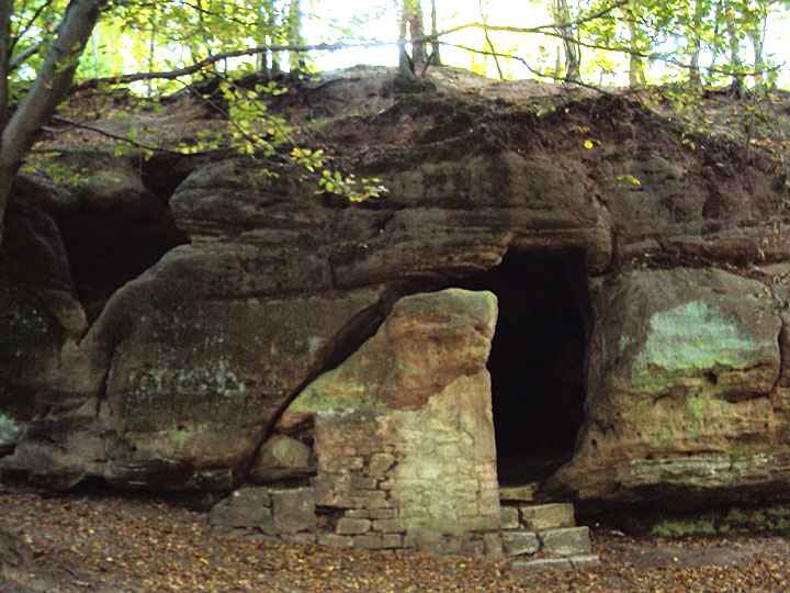 Die Daneilshöhle im Huy - der Eingang