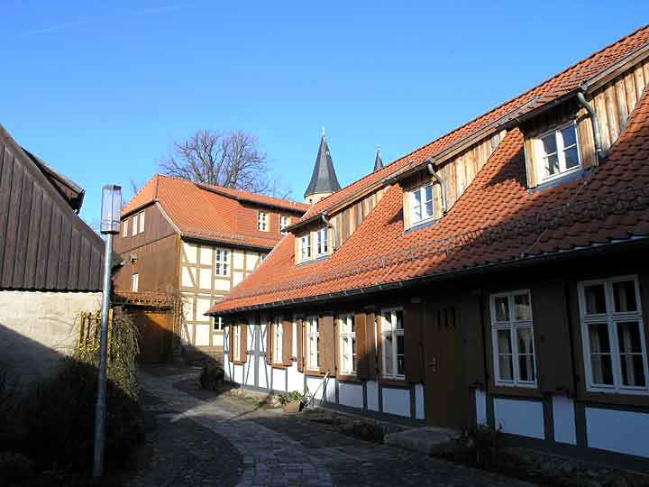 Kleine Straße in Drübeck