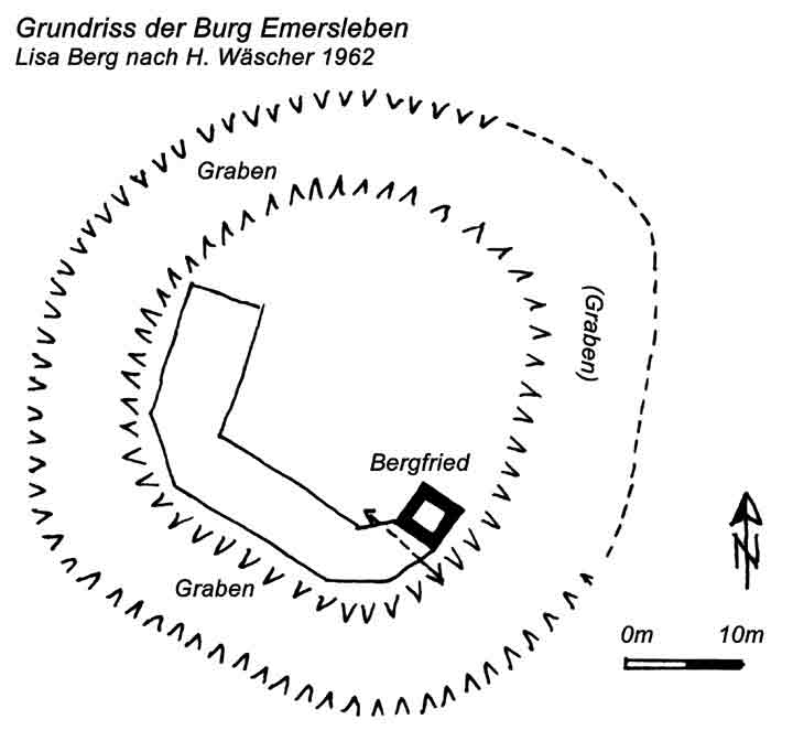 Schloss Emersleben bei Halberstadt - Grundriss