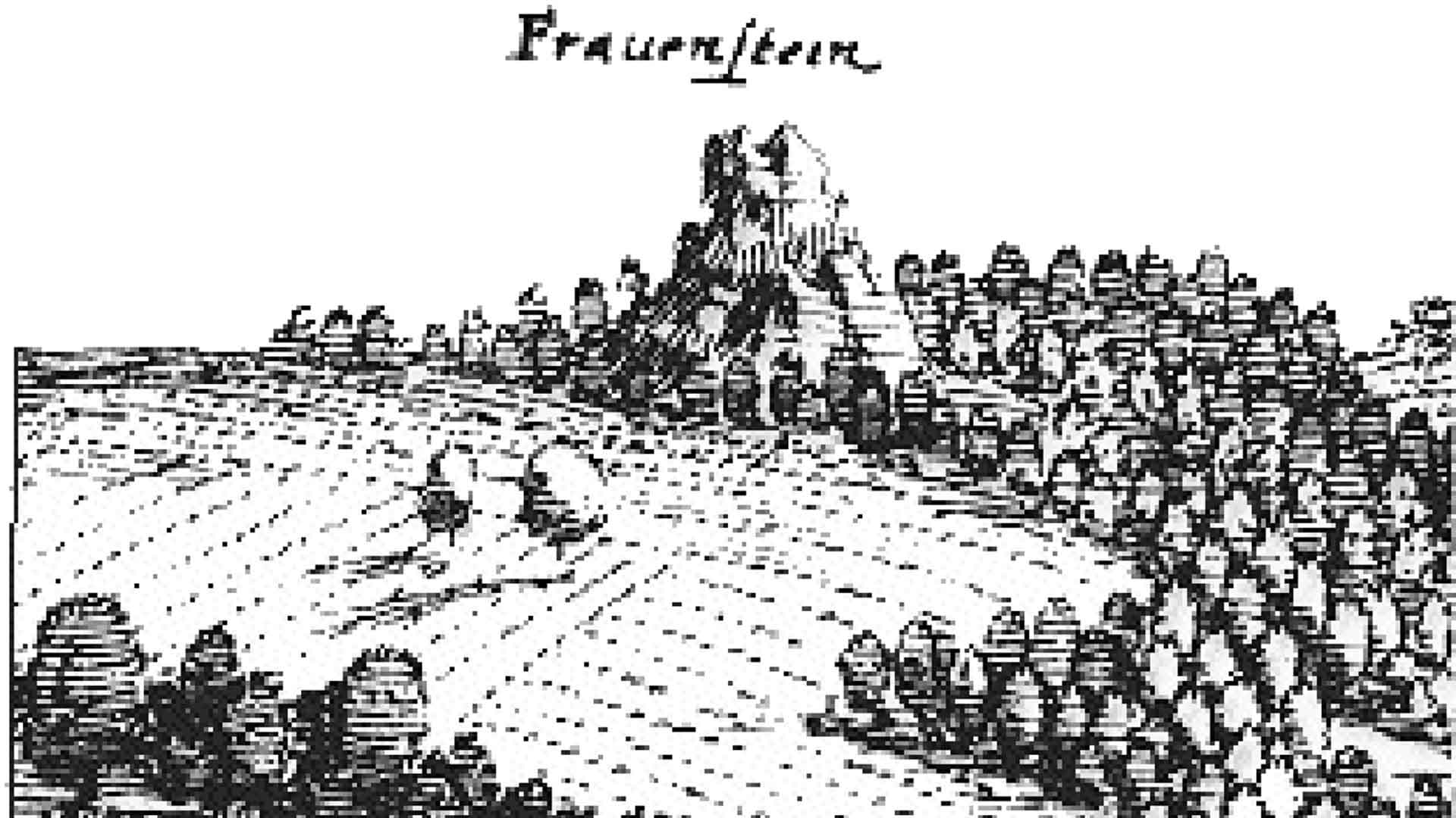 Burg Frauenstein, Ausschnitt - Alter Stich um 1650