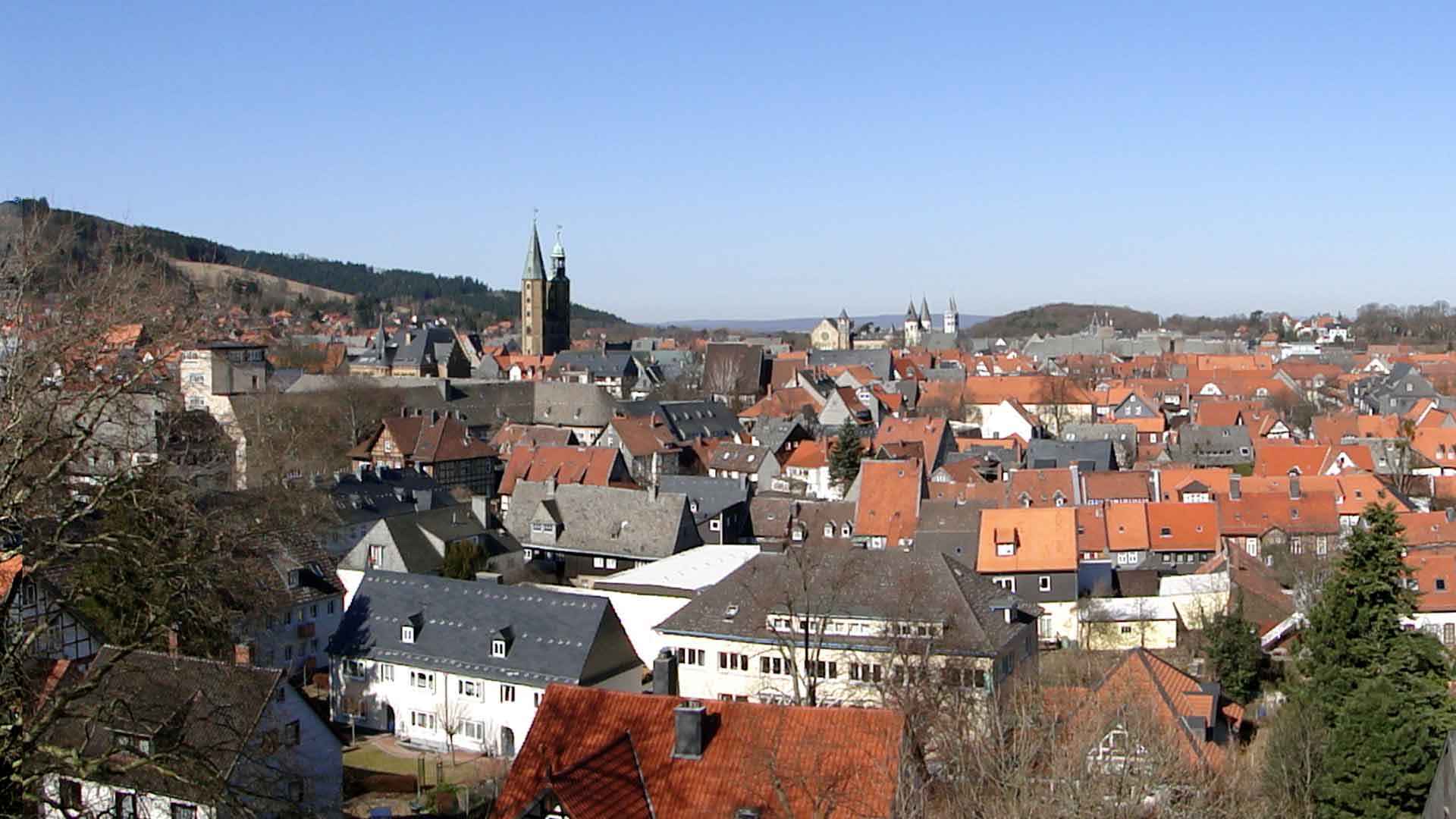 Blick vom Zwinger über Goslar