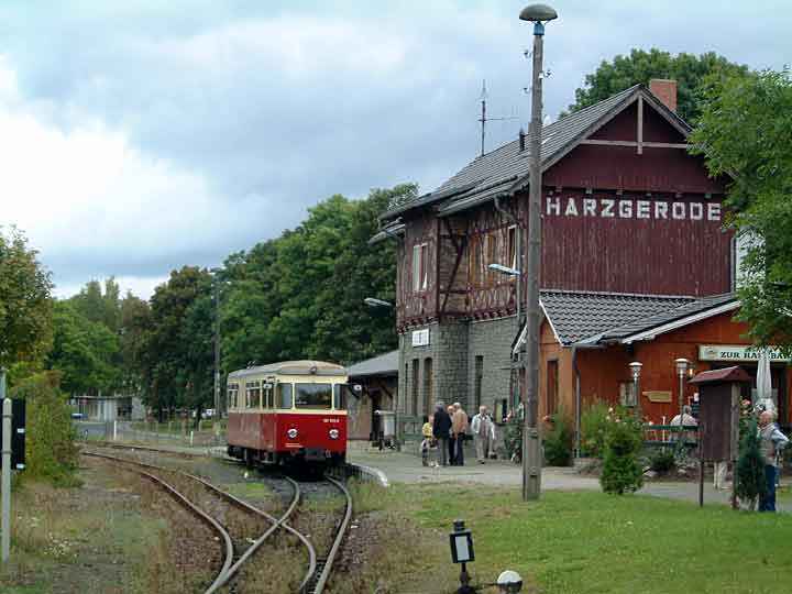 HSB-Bahnhof von Harzgerode