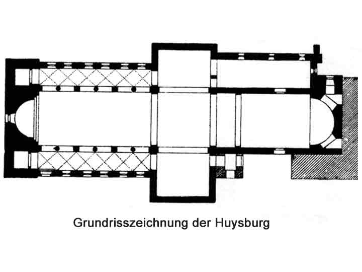 Das Benediktinerkloster Huysburg - Grundriss
