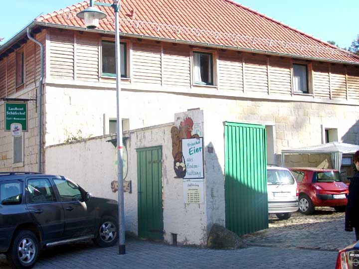 Schäferhof Langenstein - Eingang