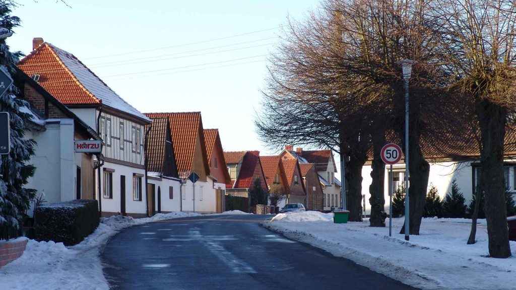 Winterstraße in Neudorf