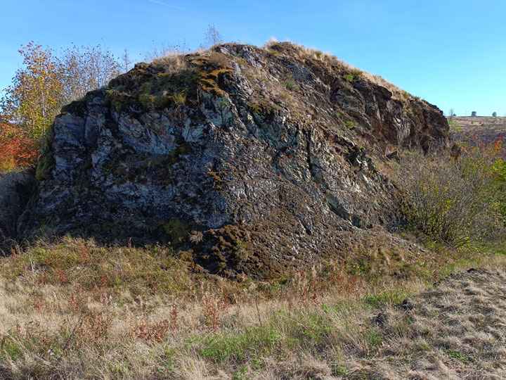 Felsen der Ruine Susenburg bei Rübeland