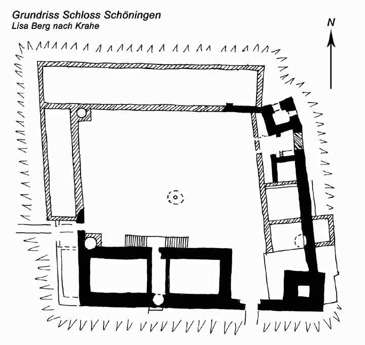 Schloss oder Herrenhaus Schöningen - Grundriss