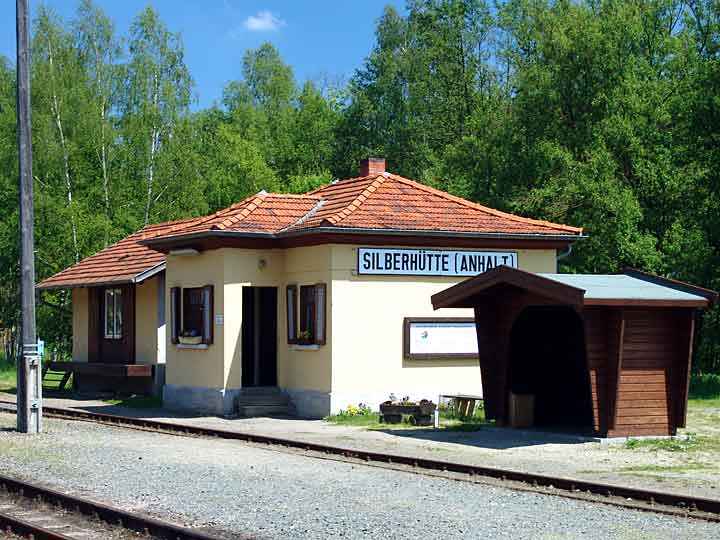 HSB-Bahnhof in Silberhütte
