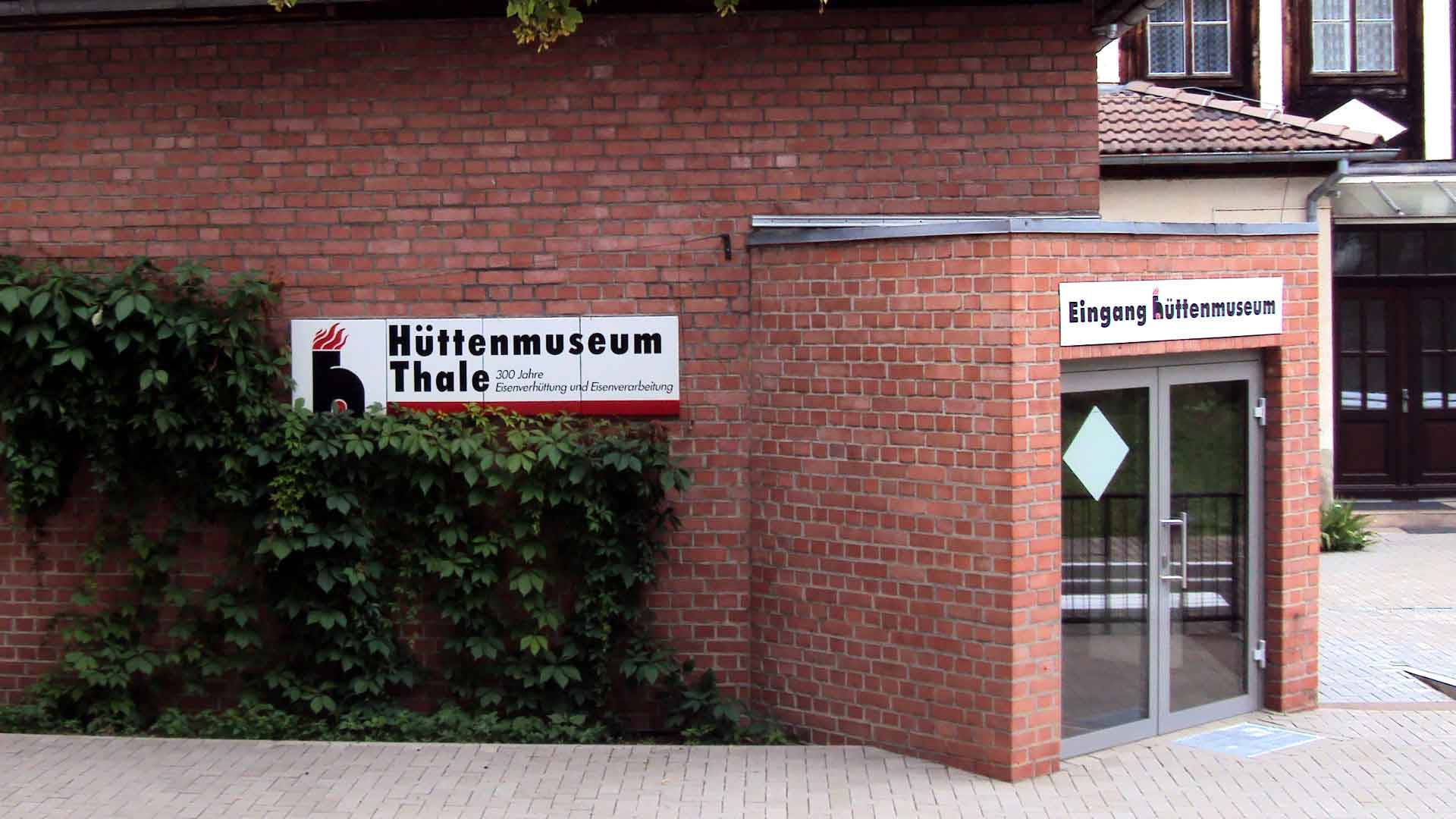 Hüttenmuseum Thale - Eingang