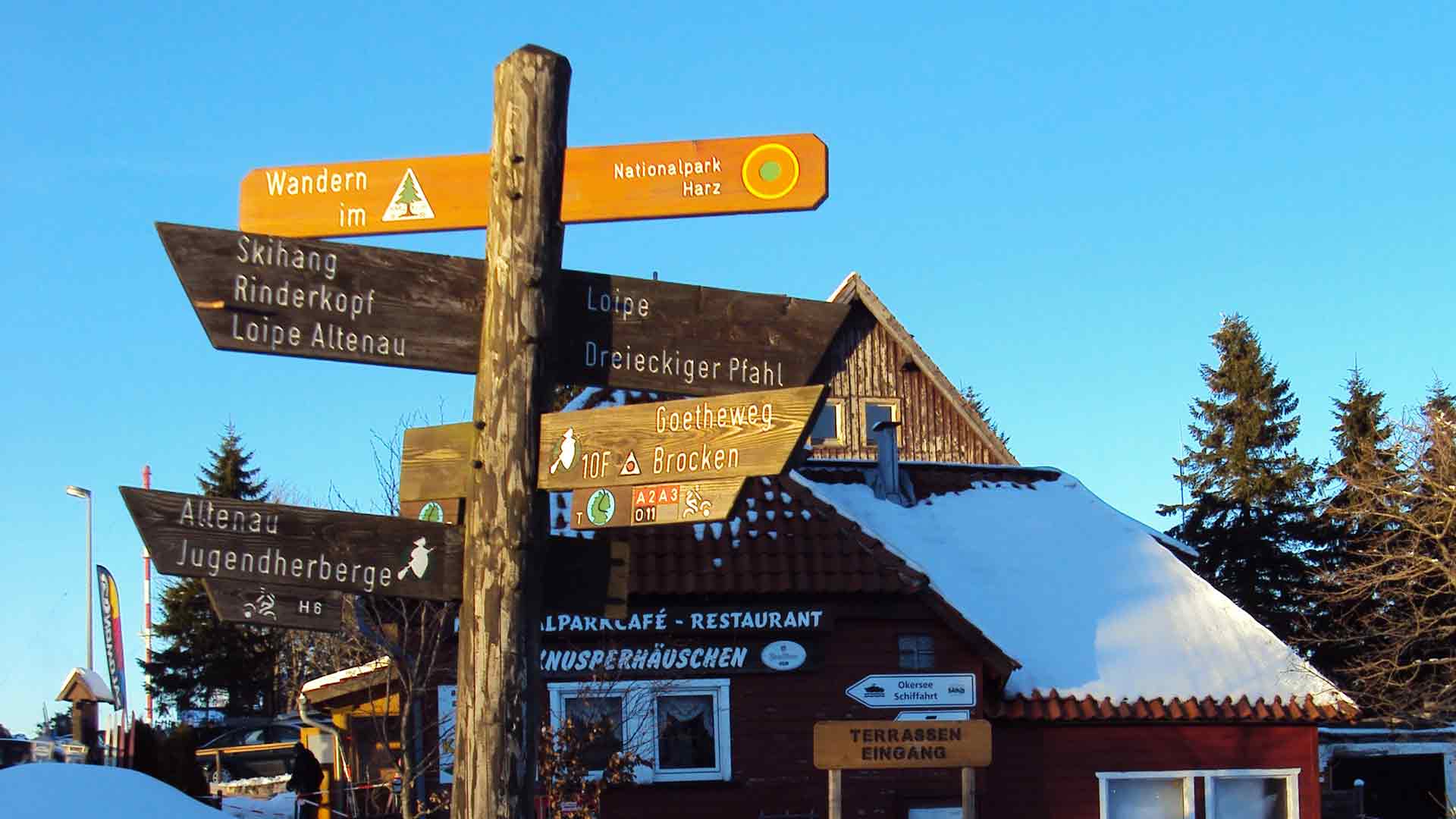 Goethe-Weg Brocken Harz Urlaub von Torfhaus