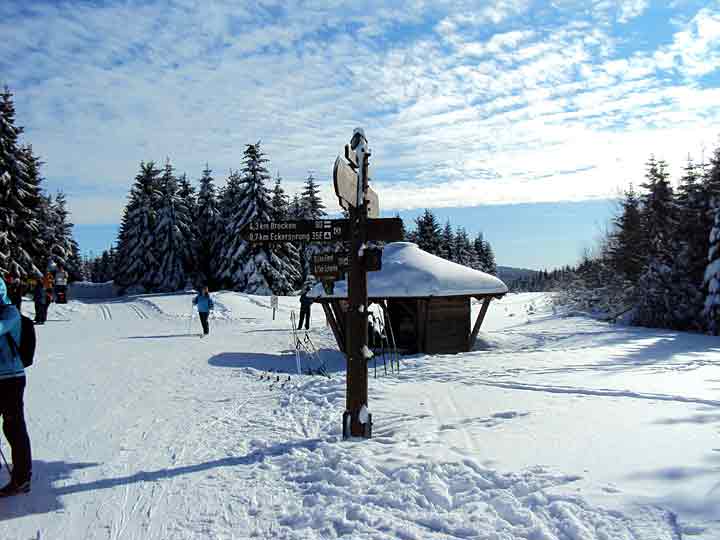Goethe-Weg Brocken Wanderhütte