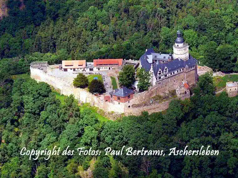 Burg Falkenstein - Luftbild
