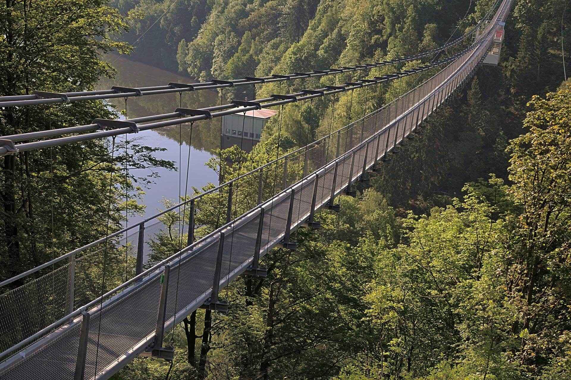 Harzdrenalin Rappbodetalsperre Hängebrücke