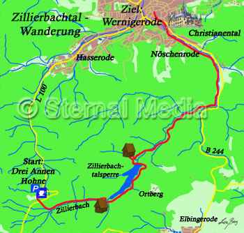 Zillerbachtal Wanderung Harz Urlaub Wernigerode
