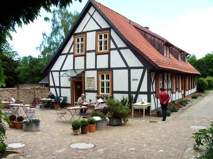 Café im Kloster Drübeck bei Ilsenburg
