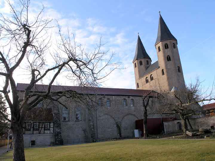 Aussenansich der Kirche im Kloster Drübeck bei Ilsenburg