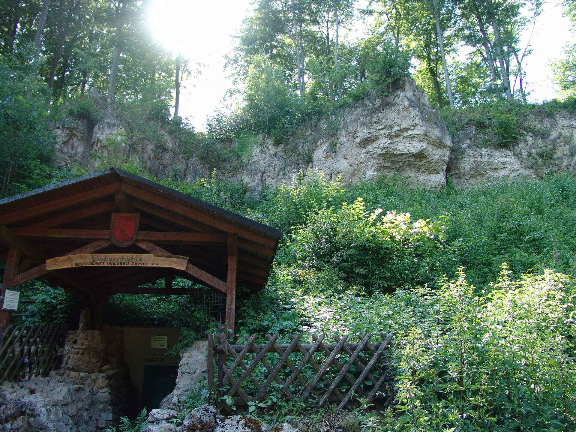 Eingang zur Einhornhöhle im OT Scharzfeld von Herzberg