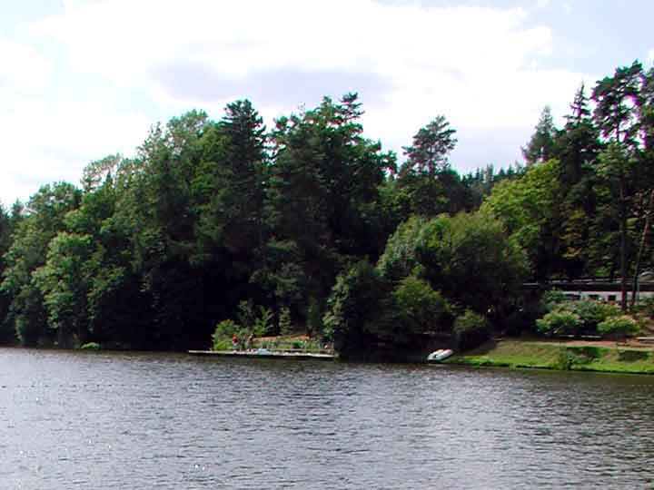 Freibad am Bergsee in Güntersberge
