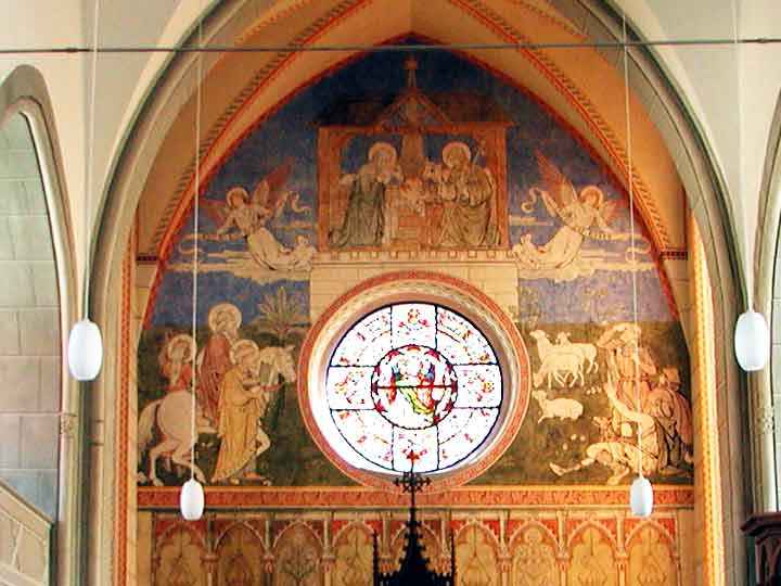 Malerei in der St. Antonius-Kirche Hasselfelde