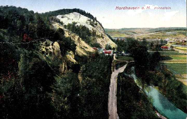 Die Schnabelsburg bei Nordhausen - Ansichtskarte