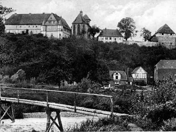 Katlenburg bei Northeim bei Osterode und Herzberg - Ausschnitt Alte Ansichtskarte