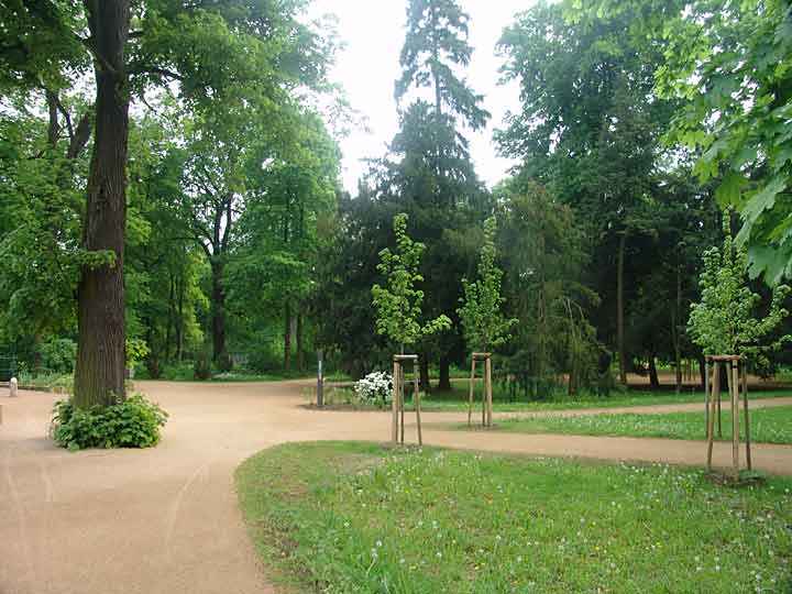 Wegekreuz im Brühlpark in Quedlinburg
