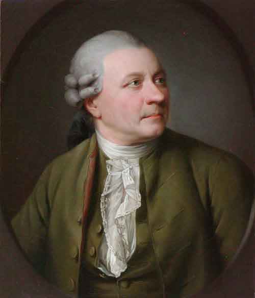 Friedrich Gottlieb Klopstock (1724 - 1803), Gemälde von Jens Juel, 1779