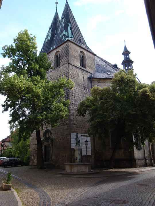 Die Sankt Blasii-Kirche in Quedlinburg