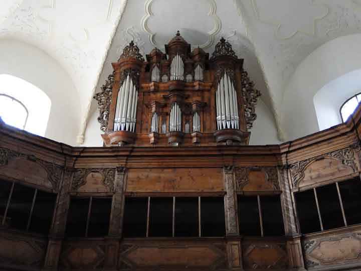 Orgelprospekt in der St. Blasii-Kirche in Quedlinburg