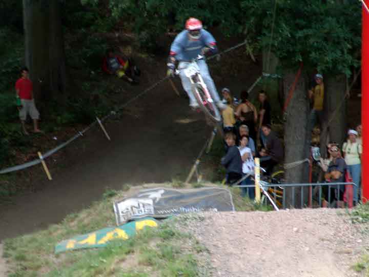 Sprung -Radsport im Harz - Rosstrappen Downhill
