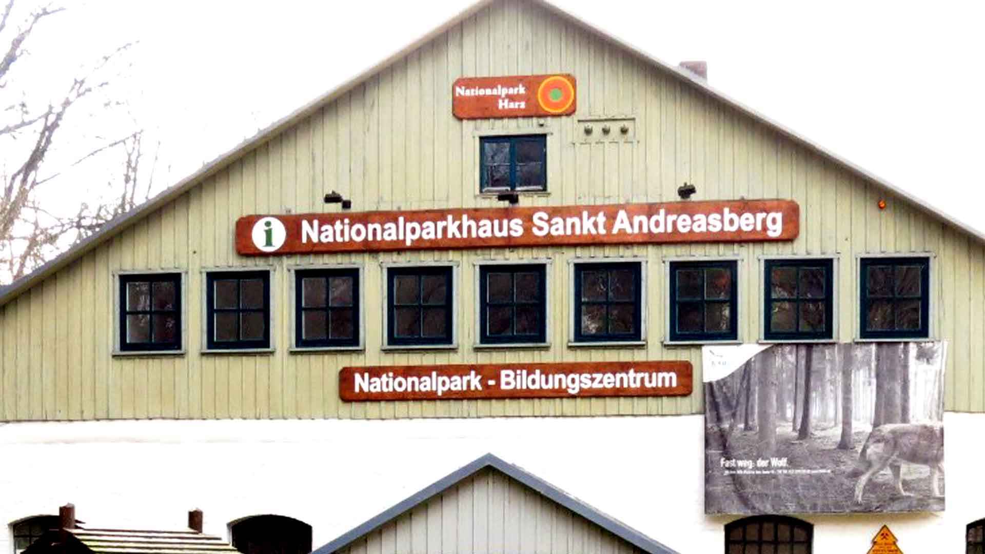 Front Nationalparkhaus in Sankt Andreasberg