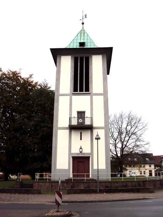 Eingang Glockenturm Gemeinde- und Propsteikirche St. Andreas Seesen