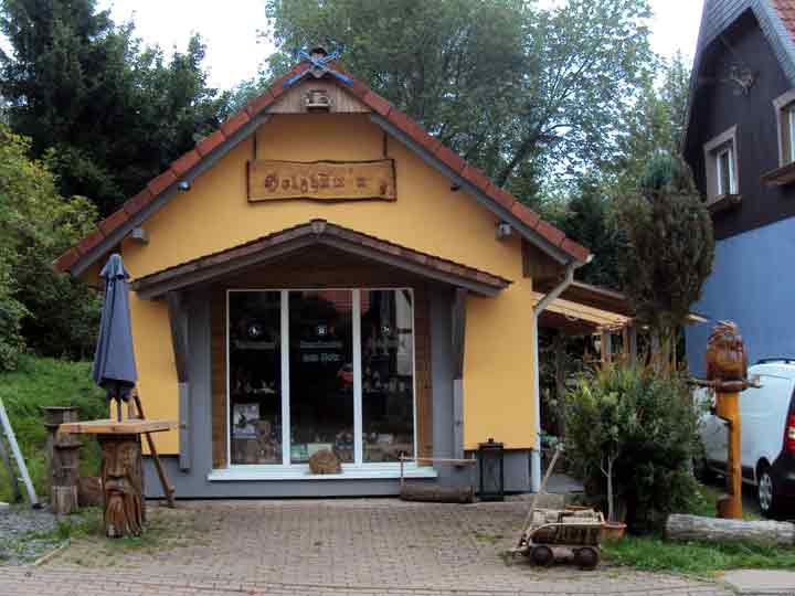 Ausflugsziel Sophienhof - das Holzhaus