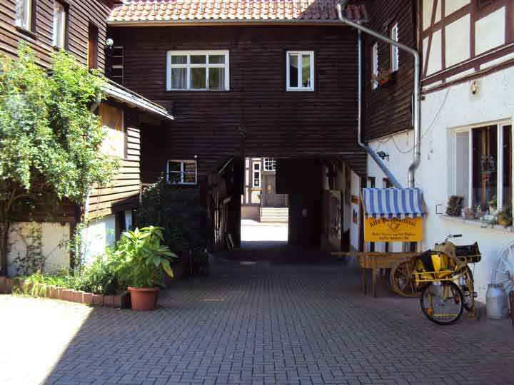 Ausgang der Alten Posthalterei Stolberg
