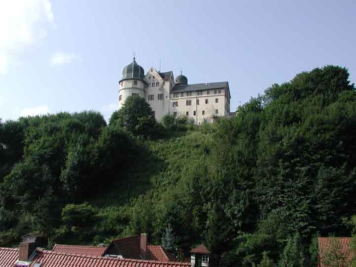 Schloss Stolberg über der Stadt Stolberg