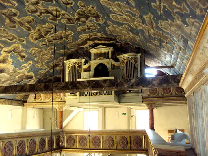 Orgelprospekt der Kirche Sankt Salvator Trautenstein