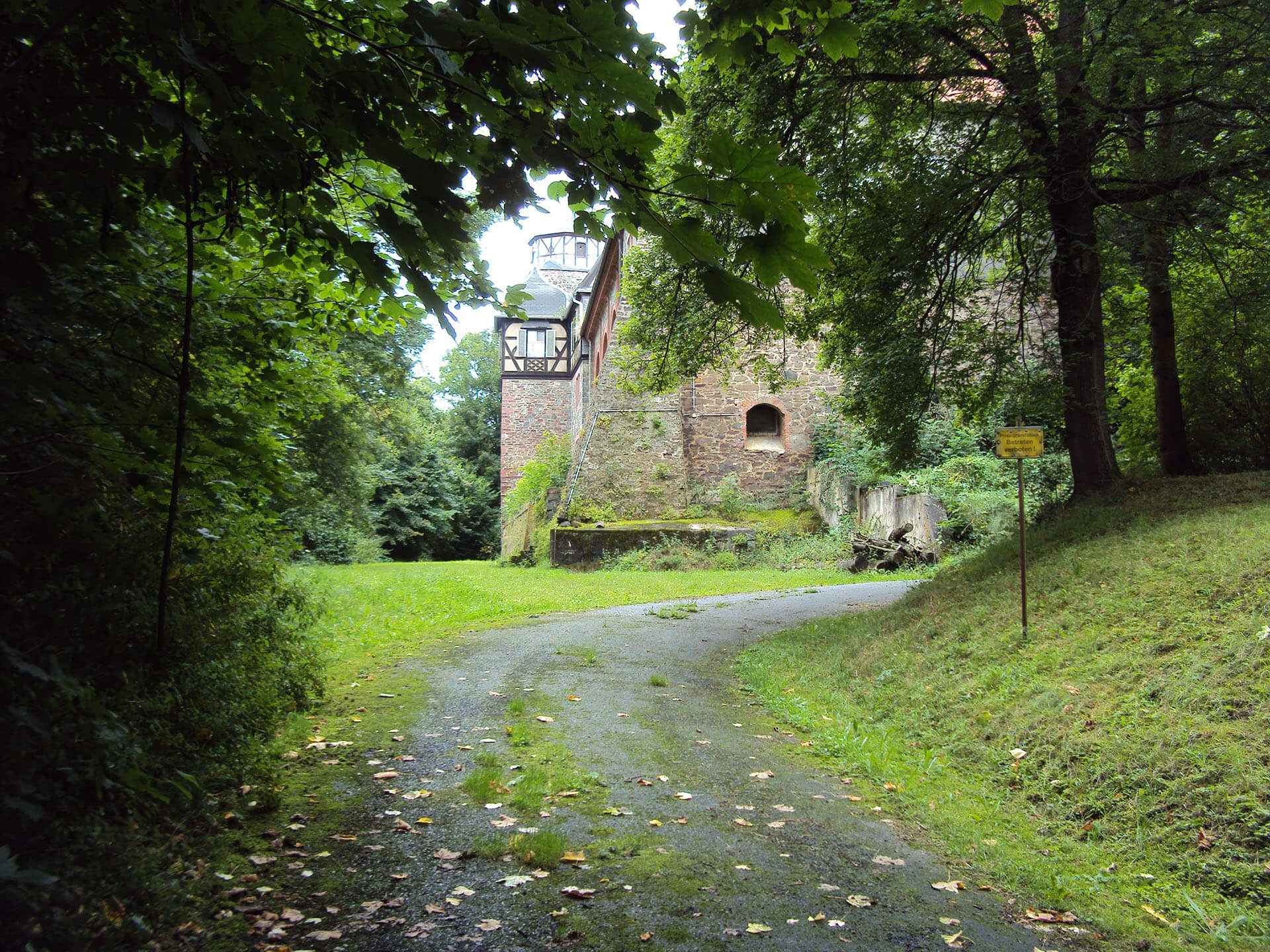 Schloss Rammelburg - Eingang