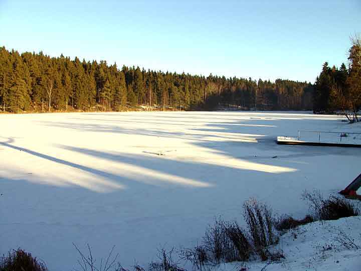 Birnbaumteich bei Neudorf im Winter