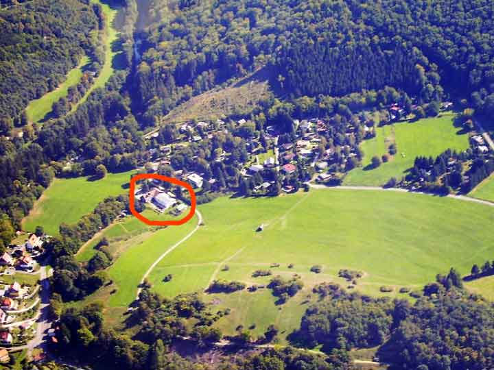 Pension Harzresidenz in Altenbrak - Luftbild von Altenbrak