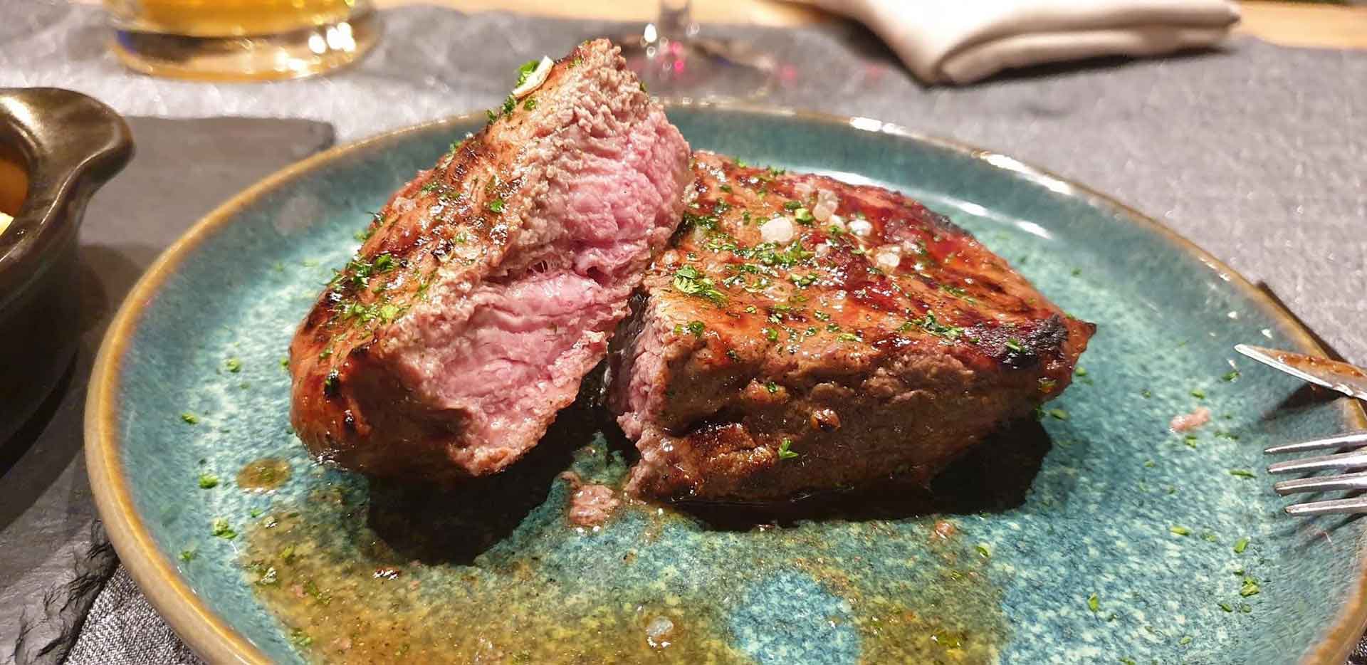 Griechisches Restaurant Santorini in Wernigerode - Saftiges Steak