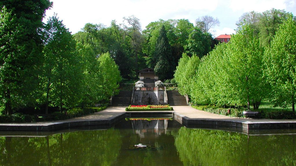 Schlosspark am Schloss Ballenstedt